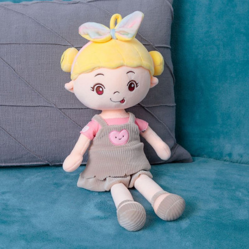 Мягкая игрушка Кукла Дуня в платье DL304009716GR